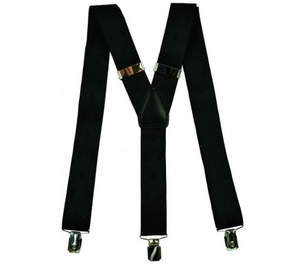 Подтяжки мужские для костюма с шелкографией "Пенза", цвет черный (арт. 102900) 