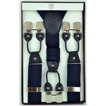 Мужские премиум подтяжки для костюма в подарочной упаковке "Братск", цвет черный (арт. 102809)