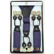 Мужские премиум подтяжки для костюма в подарочной упаковке "Балаково", цвет разноцветный (арт. 102800)
