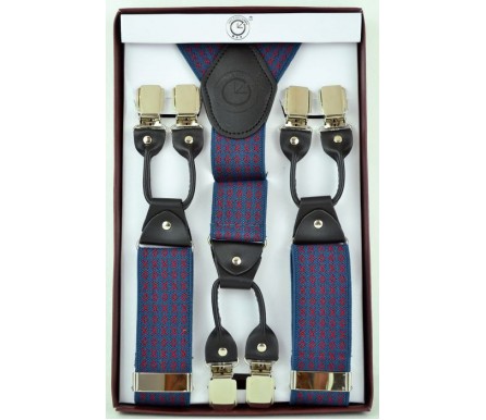 Мужские премиум подтяжки для костюма в подарочной упаковке "Балаково", цвет разноцветный (арт. 102800) 