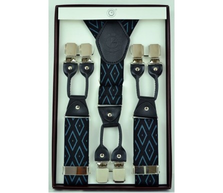 Мужские премиум подтяжки для костюма в подарочной упаковке "Арлингтон", цвет разноцветный (арт. 102789) 