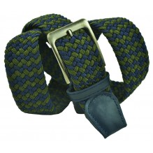 Мужской текстильный ремень резинка для джинс "Кливленд", разноцветный (арт. 102466)