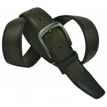 Мужской классический кожаный ремень для брюк "Альбукерке", черный (арт. 102450)