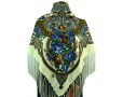 Шерстяной платок с кистями 120см ИЛОНА (арт. 200590) 