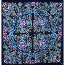 Шерстяной платок с кистями 120см КИРА (арт. 200612)