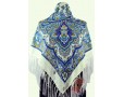 Шерстяной платок с кистями 120см КЛАРИССА (арт. 200617) 