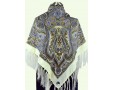 Шерстяной платок с кистями 120см КРИСТИНА (арт. 200621) 