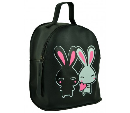 Рюкзак из Экокожи мини (арт. 201075) цвет черный 