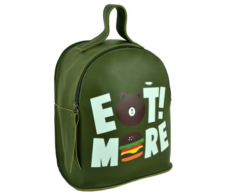 Рюкзак из Экокожи мини (арт. 201426) цвет зеленый 